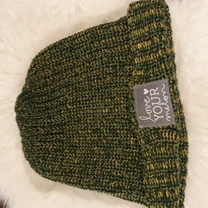 Love Your Melon Green and Yellow Beanie